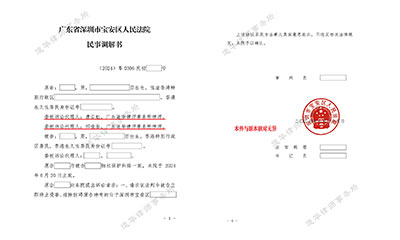 深圳宝安价值百万小产权房被侵占,报警、信访、投诉均无果,道华律师介入调解与诉讼,